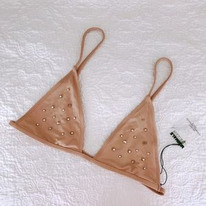 MA Cocoa Stud Lucid Outlaw Bikini Top